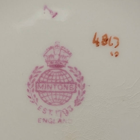 Minton 瓷茶壺,毒蛇紋,綠色,二十世紀初